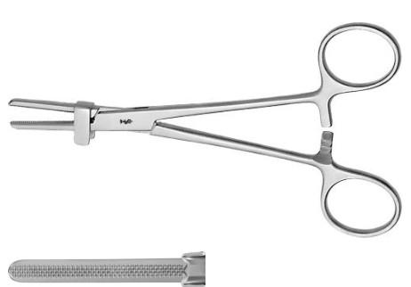 ЗАТИСКАЧ ДЛЯ ТРУБОК, ПРЯМИЙ, 200 ММ, ІЗ ЗАХИСТОМ, ЗУБЧАСТИЙ